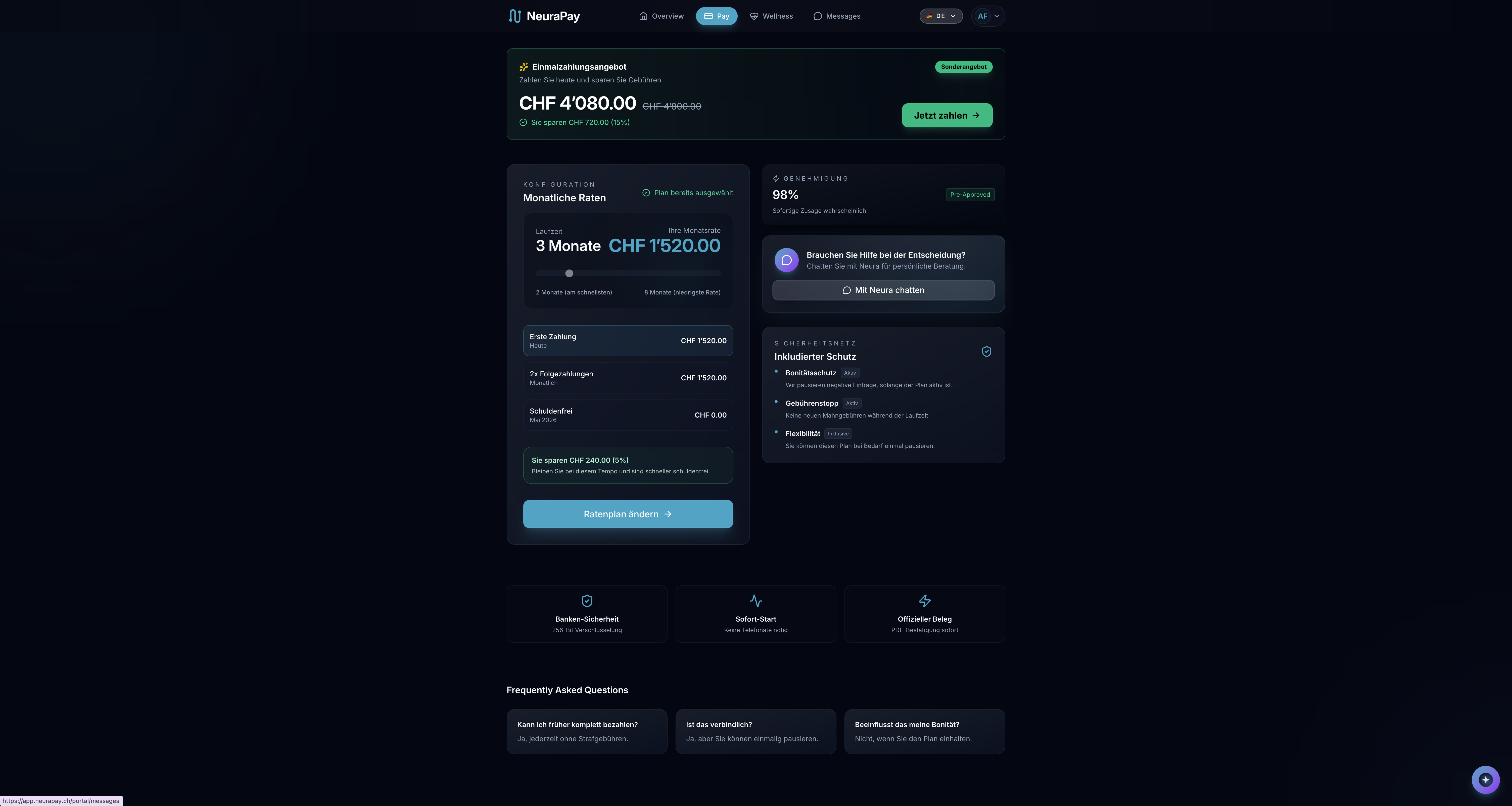 NeuraPay Client Portal