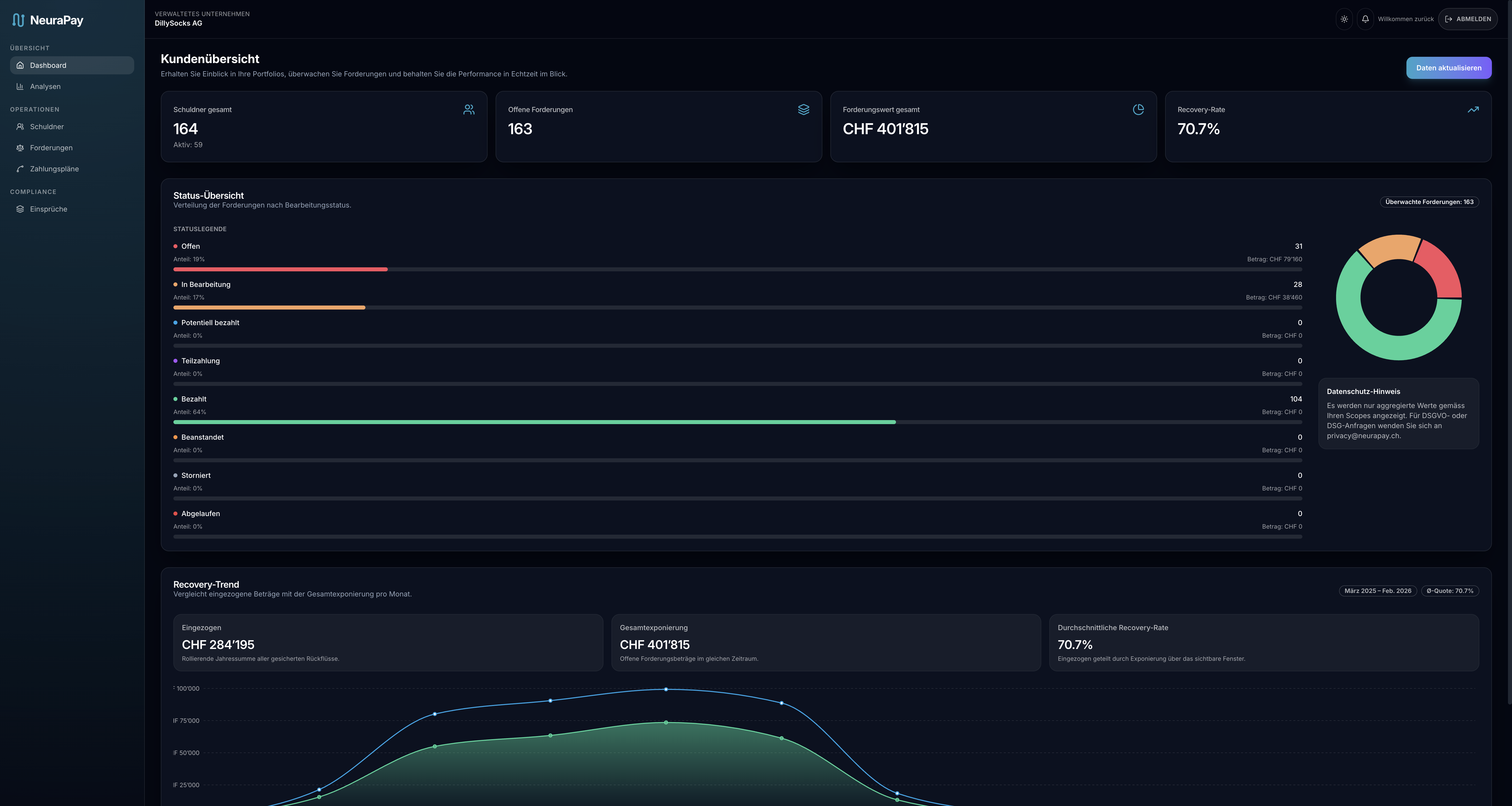 NeuraPay Debtor Portal